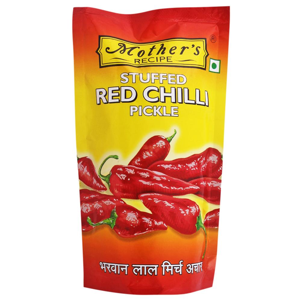 MOTHER'S RECIPE STUFFED RED CHILLI PICKLE 200 G