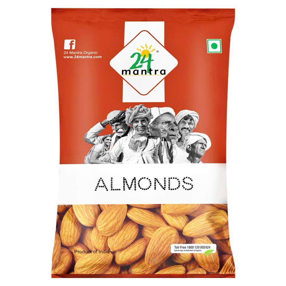 24 MANTRA ORGANIC ALMONDS 100 G