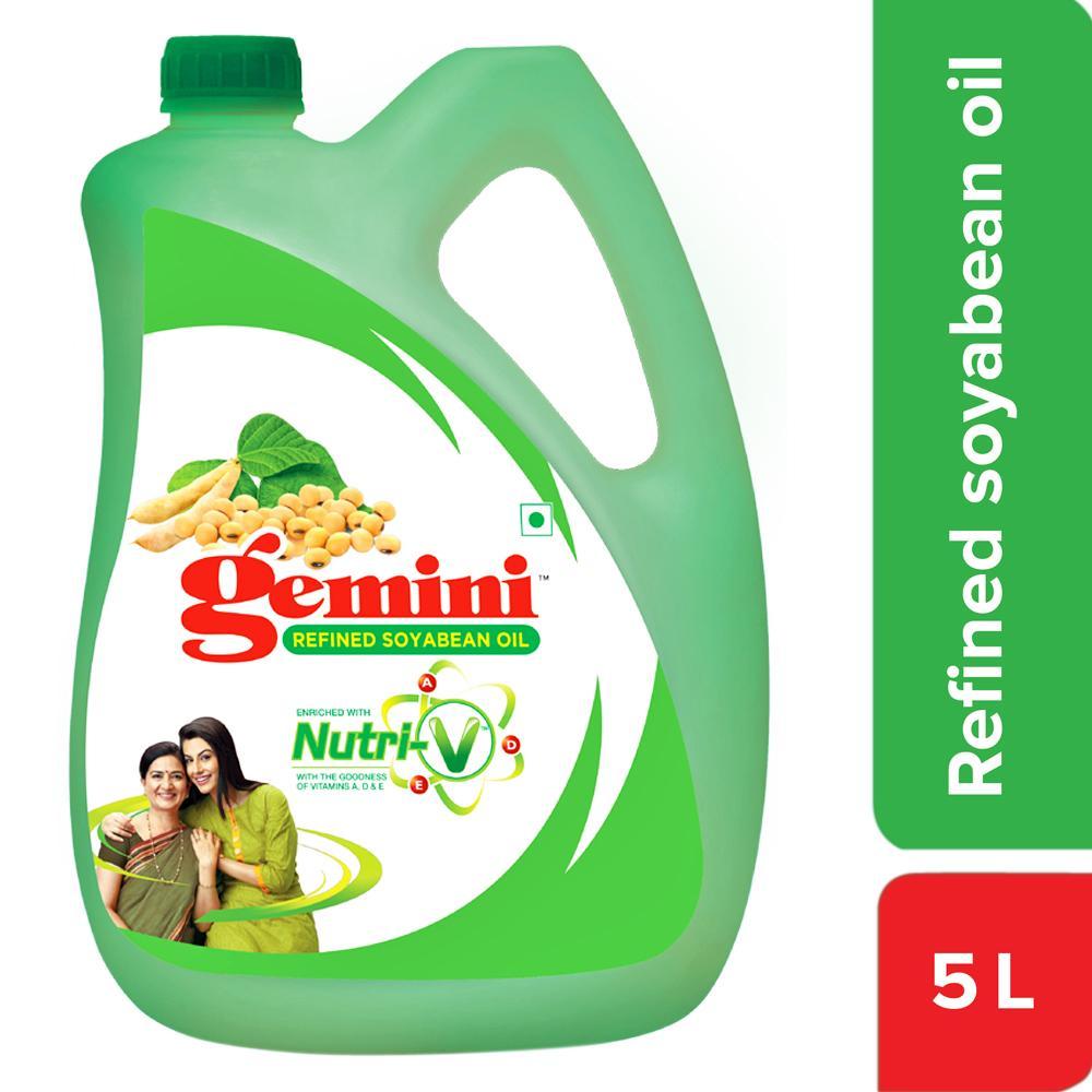 GEMINI REFINED SOYABEAN OIL 5 L