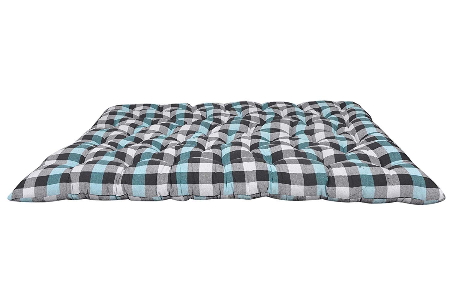 ATOOTFUSION SOFT COTTON FILLED MULTICOLOUR DOUBLE BED MATTRESS | COTTON GADDA (6 X 6 FT OR 72 X 72 INCH) DOUBLE BED KING