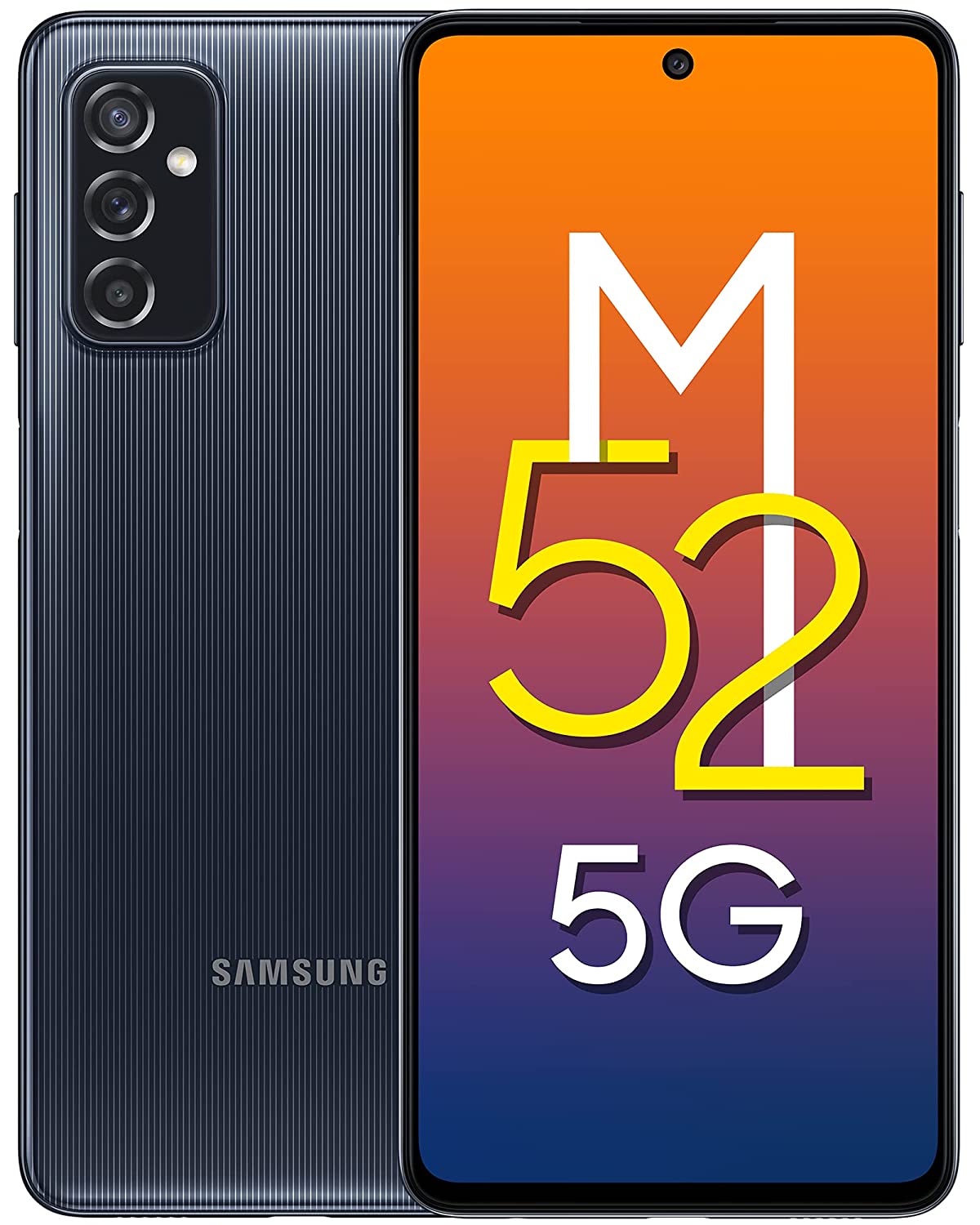 SAMSUNG GALAXY M52 5G (BLAZING BLACK, 6GB RAM, 128GB STORAGE) LATEST SNAPDRAGON 778G 5G | SAMOLED 120HZ DISPLAY