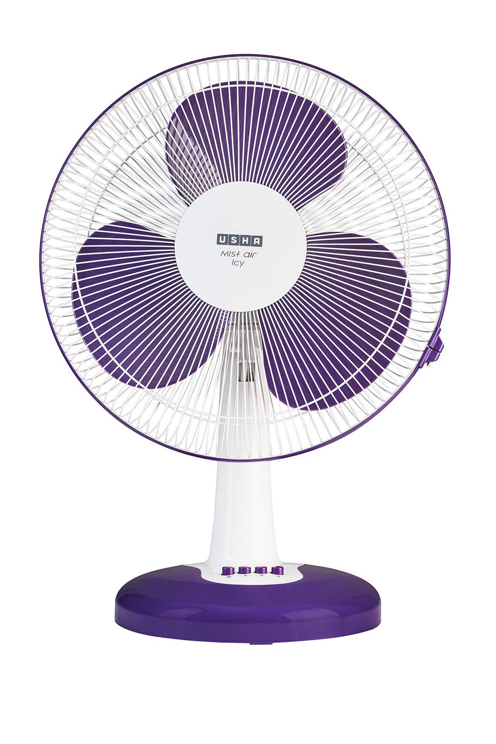 USHA MIST AIR ICY 400MM 55- WATT TABLE FAN (PURPLE)